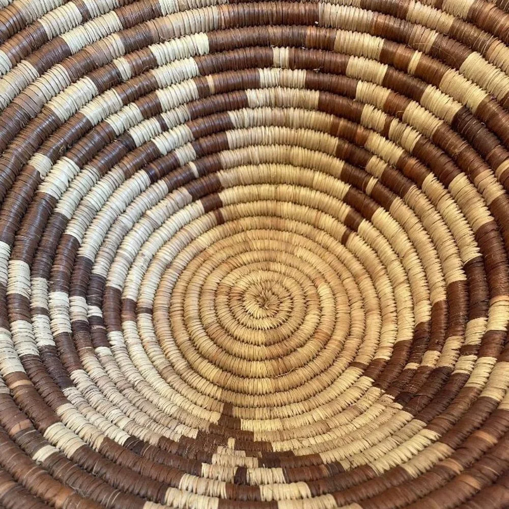 Coiled Vintage Bowl Basket Wall Art 11.5